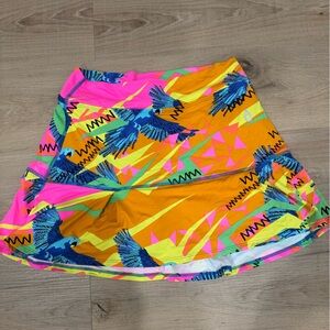 Dona Jo vibrant golf skort.